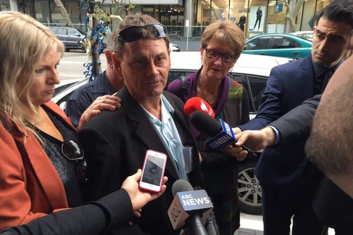 PHOTO: Gerard McDonald told the child abuse royal commission Vince Ryan ruined his life. (ABC News: Anthony Scully)