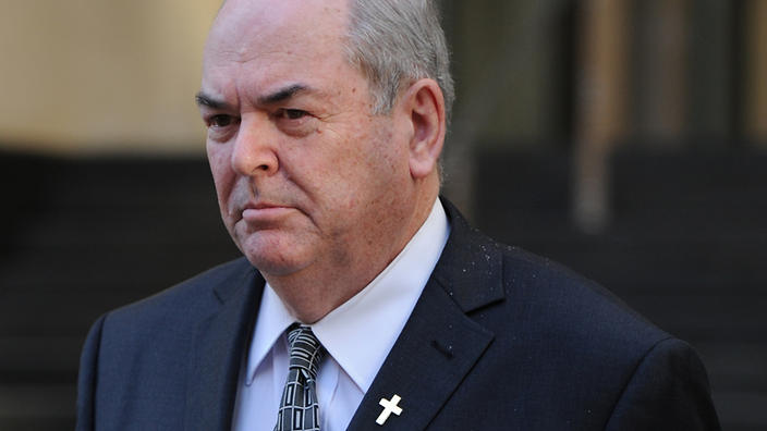 A Catholic Church leader (pic) is expected to face more probing questions about a former colleague. (AAP)