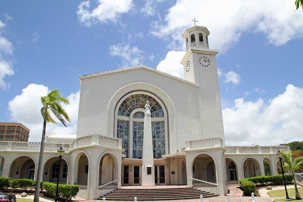 Dulce Nombre de Maria Cathedral Basilica in Guam Photo: Copyright: ziggymars / 123RF Stock Photo