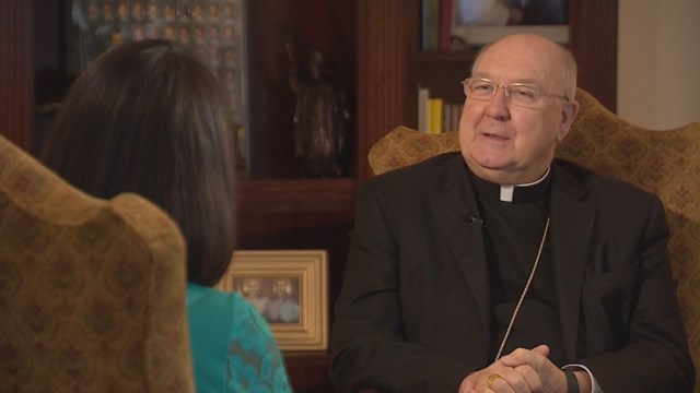 Bishop Kevin Farrell (Photo: WFAA)