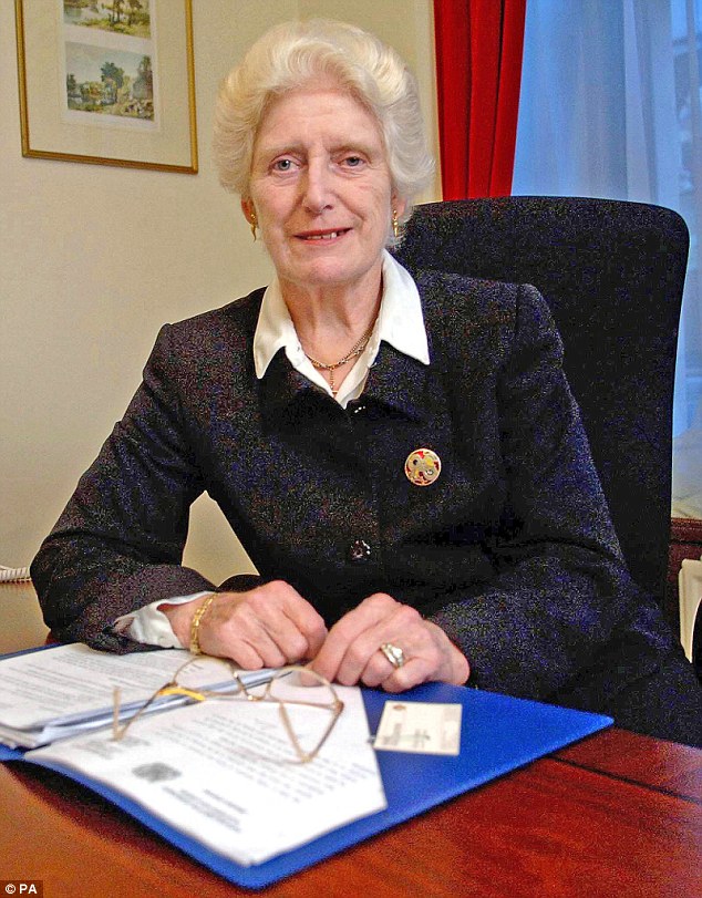 Quit: High Court judge Baroness Butler-Sloss was the first chair to step away from the inquiry