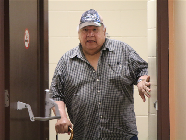 Jean-Paul Neashish, former police chief on the reserve of Wemotaci. He was sentenced Tuesday to six years in prison for sexual assault.