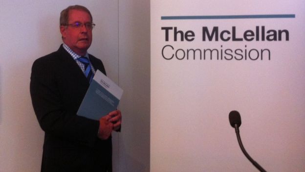 Former moderator of the Church of Scotland, Dr Andrew McLellan, led the review