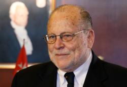 John Edward Critien of the Knights of Malta is pictured at the order's headquarters in Rome in this Feb. 19, 2015, file photo. Critien was appointed grand chancellor of the order ad interim Dec. 14 after the order dismissed Albrecht Freiherr von Boeselager as grand chancellor. Pope Francis has established a commission to look into the removal of Boeselager. (CNS photo/Paul Haring) See KNIGHTS-MALTA-COMMISSION Jan. 11, 2017.