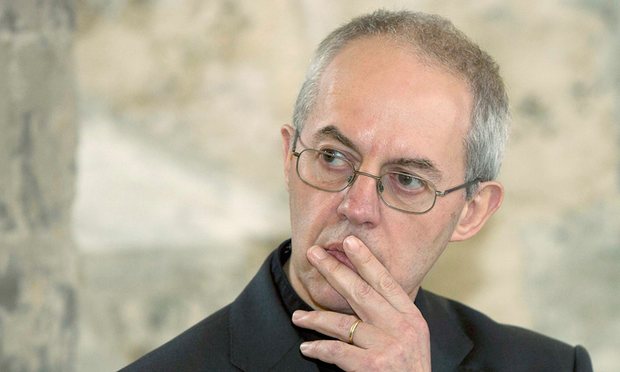 Justin Welby said he never had the slightest suspicion about any abuse. Photograph: Neil Hall/Reuters