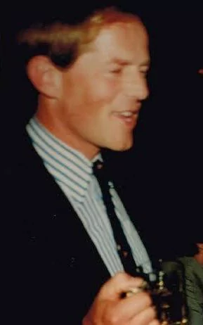 Smyth as a younger man CREDIT: CHANNEL 4 NEWS