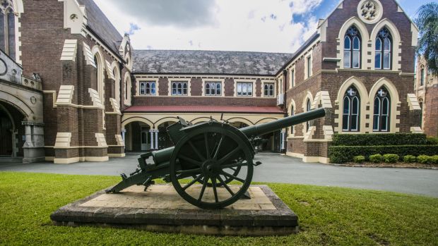 Brisbane Grammar School, where the abuse took place. Photo: Glenn Hunt