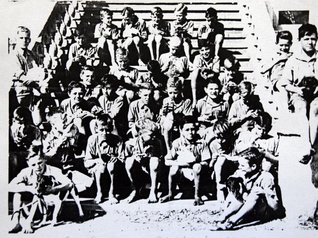 A picture of some of the boys from Bindoon Boys Town taken from a book by Lionel Welsh, Called Orphan of the Empire.Source:News Corp Australia