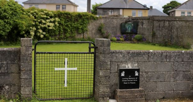 The entrance to a former Mother and Baby Home in Tuam, Co Galway.