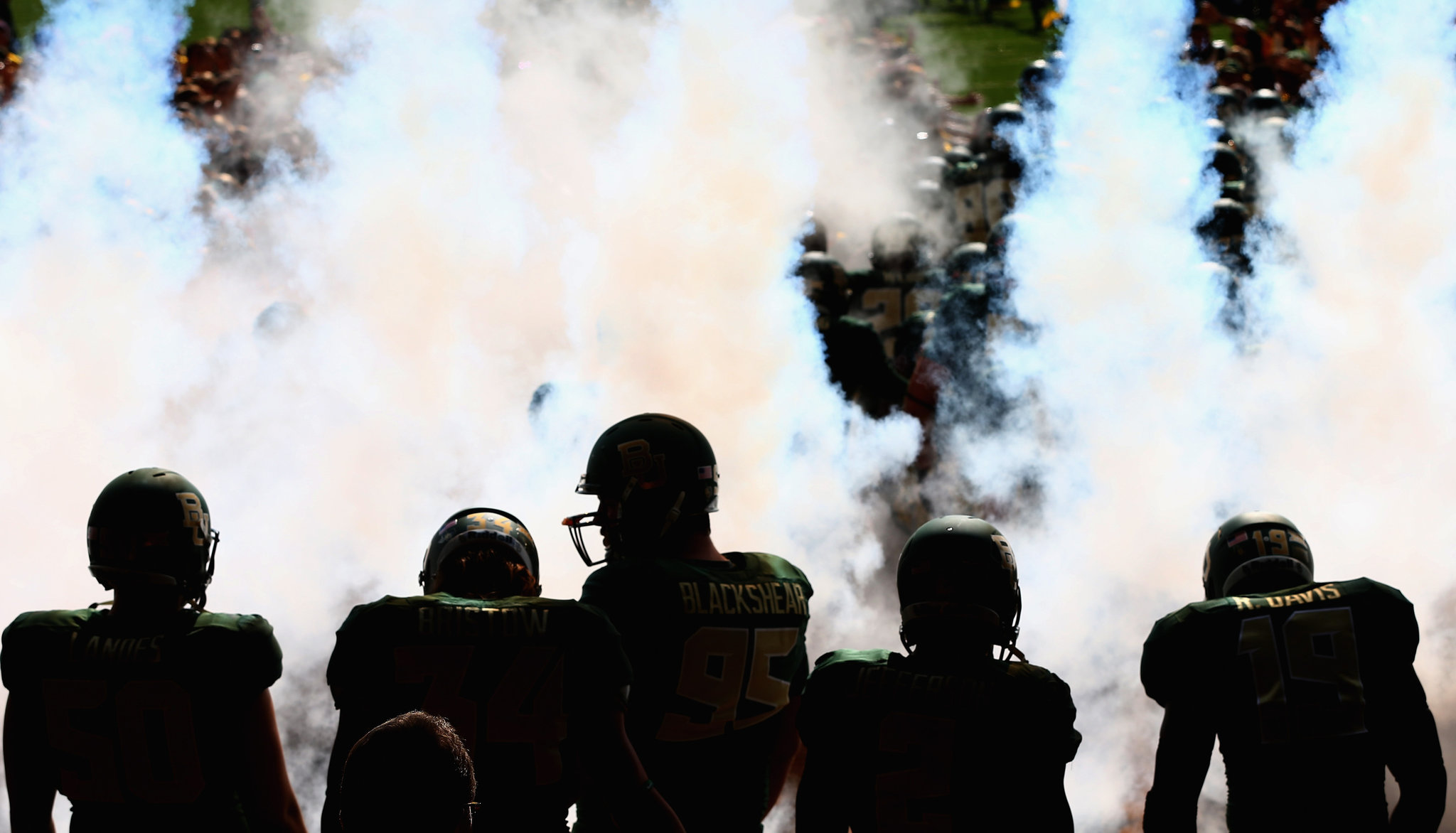 A Baylor home game during the 2014 season, when the Bears went 11-2 and shared the Big 12 championship with Texas Christian.