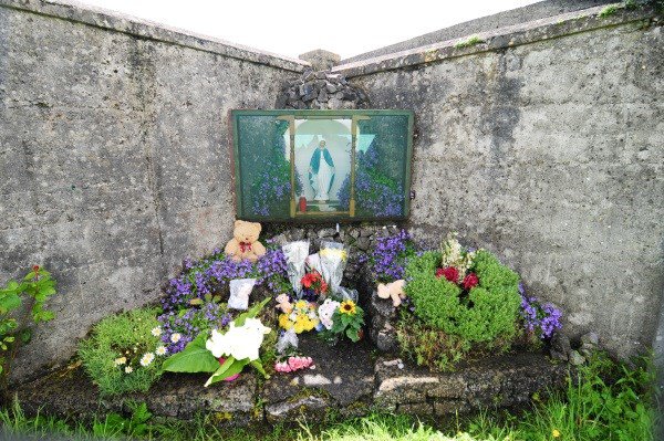 A memorial at St Mary’s mother-and-baby home, Tuam.
