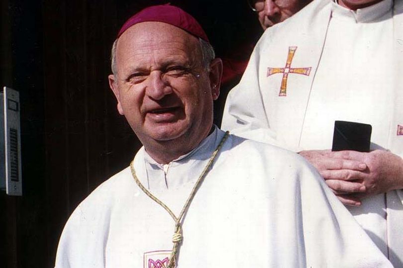 Bishop Eamon Casey in 1995 in Cork, Lough Church (Photo: Collins Photo Agency)