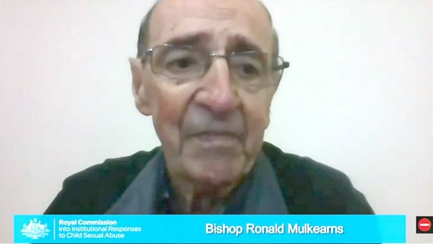 Ronald Mulkearns gives evidence at the royal commission.