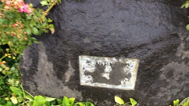 A plaque has been removed from the St Pius X church in Warrnambool. Photo: Supplied