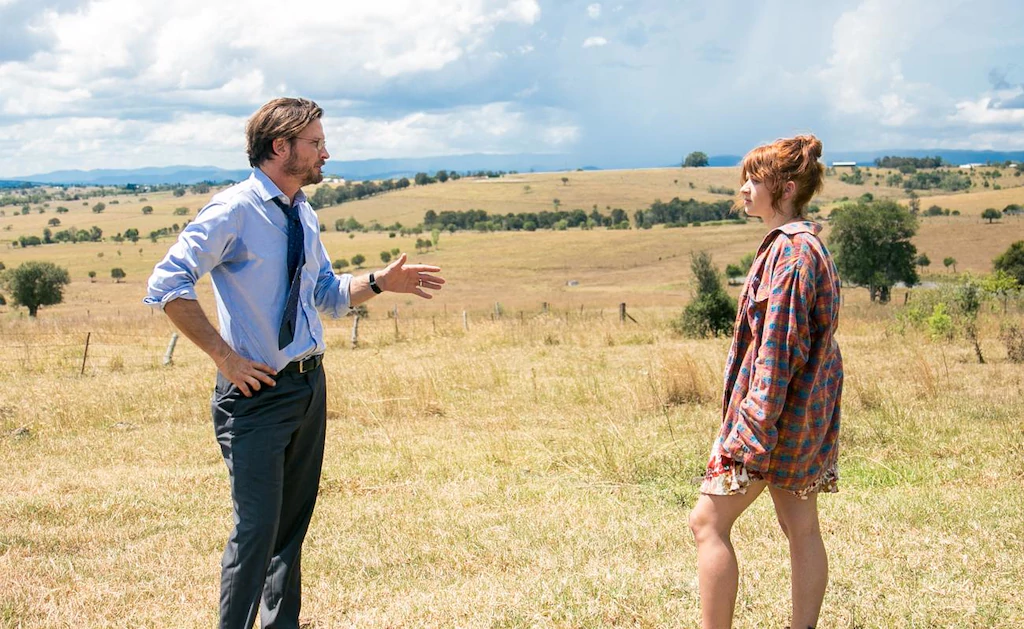 Aden Young and Sara West in Don’t TellPicture: Supplied