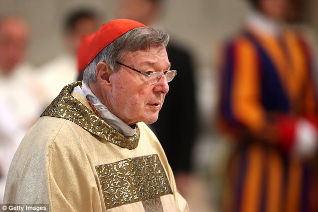Cardinal Pell appeared via video-link for a public hearing of Australia's national child-abuse Royal Commission in early 2015