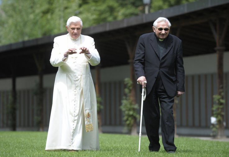 Former Pope Benedict's brother, Georg Ratzinger, led the famous Regensburger Domspatzen boys' choir which has become embroiled in a sex abuse scandalREUTERS/Osservatore Romano