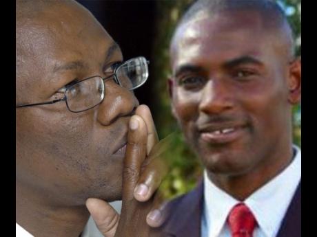 IN PHOTO: Dr Paul Gardner and Jermaine Gibson
