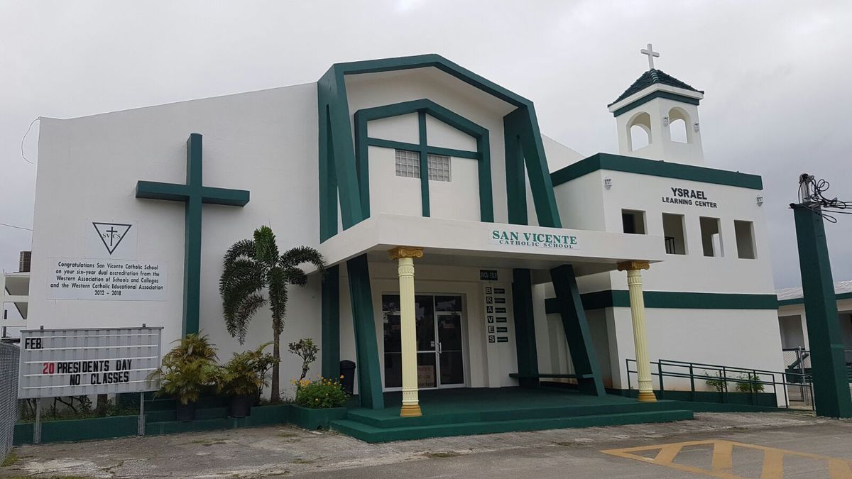 CATHOLIC SCHOOL: San Vicente Catholic School, located in Barrigada, is shown recently. David Castro/The Guam Daily Post