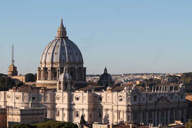 A view of St. Peter's Basilica in Vatican City Jan. 25, 2015. (Bohumil Petrik/CNA)