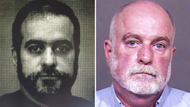 Gordon William Dominey in the 1980s (left), and in 2016. (Supplied)