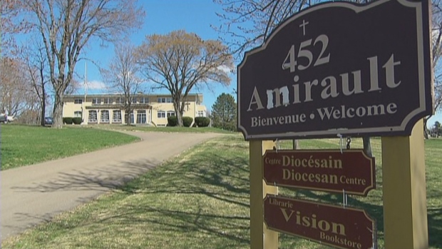 The diocese centre in Dieppe, NB., was sold a few years ago to find money to compensate sexual abuse victims. (CBC)