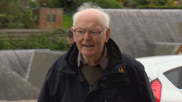 Father Benedict Seed is the only Fort Augustus monk to stand trial