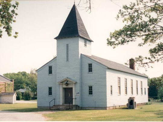 Members of the Society of St. Edmund served as chaplains at this church at Fort Ethan Allen in Colchester in the 1950s. (Photo: Courtesy St. Michael’s College)