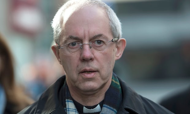 The archbishop of Canterbury, Justin Welby, arriving at the Independent Inquiry into Child Sexual Abuse. Photograph: David Mirzoeff/PA