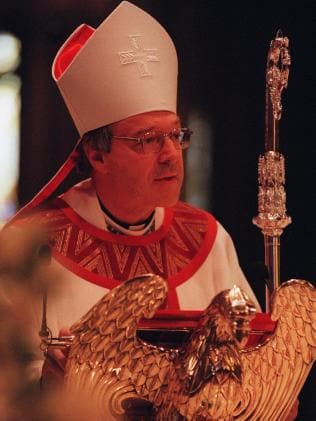 The Archbishop at a 1998 Melbourne funeral.Source:News Limited