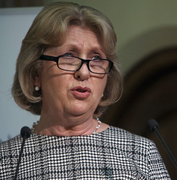 Mary McAleese, the former President of Ireland.