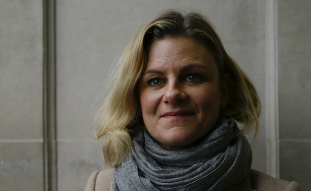 Zelda Perkins poses for a portrait prior to testifying before British lawmakers investigating workplace sexual harassment in London, Wednesday, March 28, 2018. Harvey Weinstein’s former assistant says she tried to... (AP Photo/Alastair Grant) More