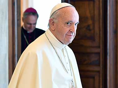 File image of Pope Francis. AP