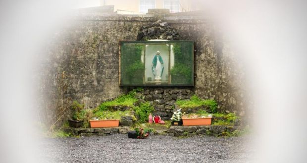 Tuam babies: an altar at the Co Galway burial ground. Photograph: Barry Cronin