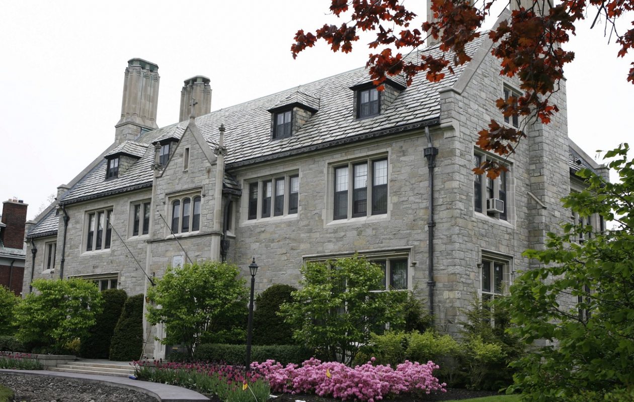 The Diocese of Buffalo’s property on Oakland Place in Buffalo, which serves as the bishop’s residence, pictured in May 2007. (Sharon Cantillon/News file photo)