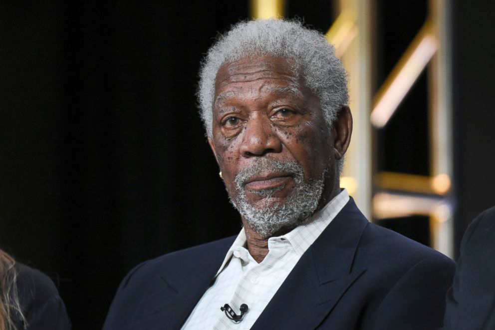 Morgan Freeman participates in the "The Story of God" panel at the National Geographic Channel 2016 Winter TCA in Pasadena, Calif., Jan. 6, 2016.