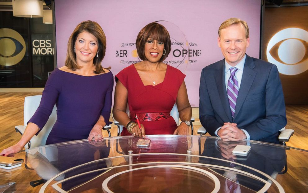 "CBS THIS MORNING" Co-hosts: Norah O'Donnell, Gayle King, and John Dickerson, Jan. 9, 2018.