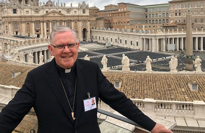 Australian Archbishop Mark Coleridge. (Credit: Religion News Service photo by David Gibson)