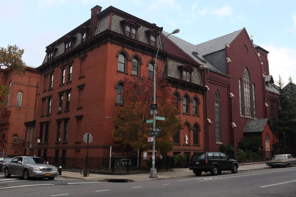 Some of the abuse committed against the four children occurred inside St. Lucy’s-St. Patrick’s Church in Brooklyn, as well as in an apartment in the old schoolhouse behind the church.