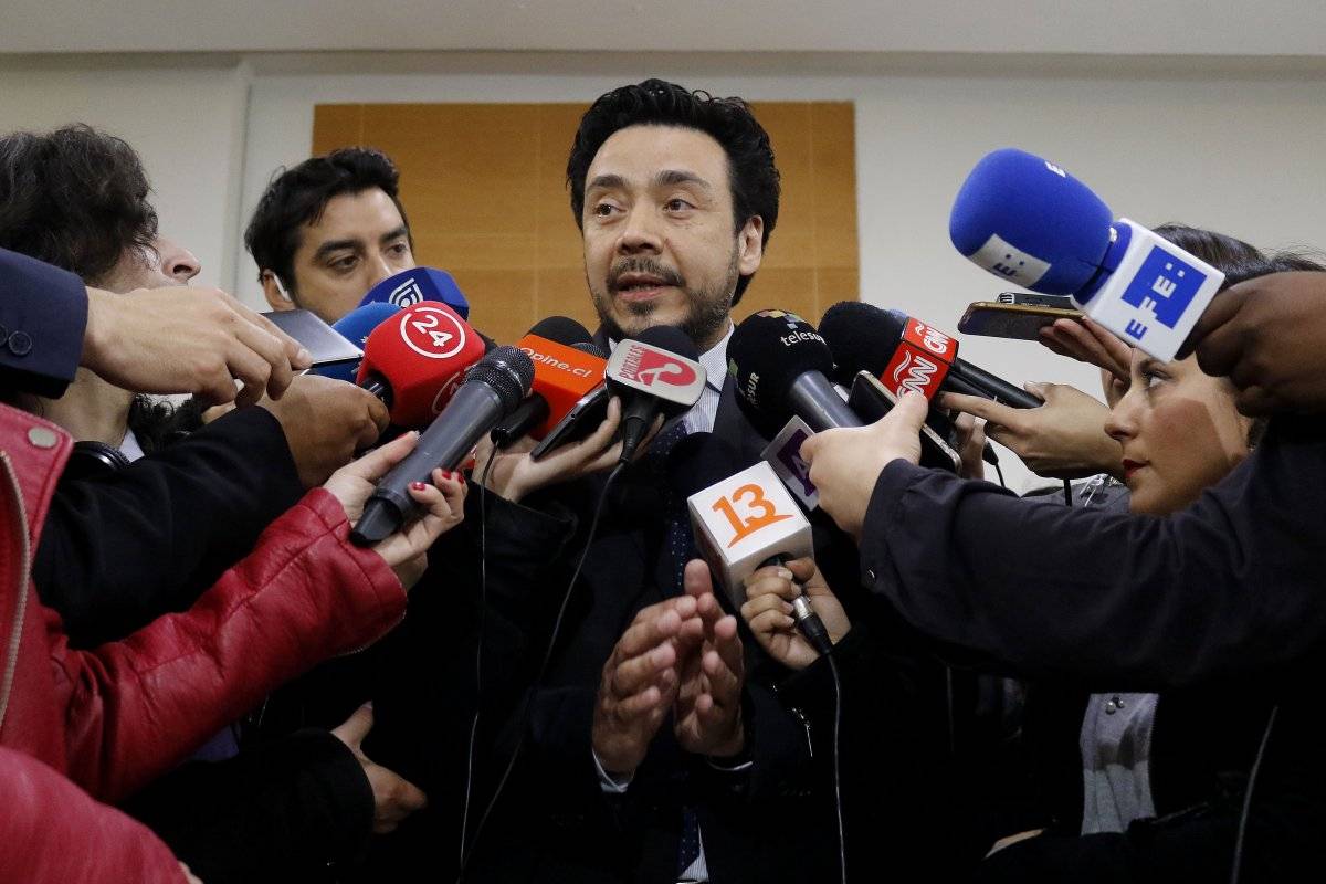 El fiscal Arias si hablo con la prensa. / agencia Uno