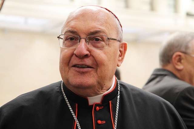 Cardinal Leonardo Sandri, the Prefect of the Congregation for the Eastern Churches and Grand Chancellor of the Pontifical Oriental Institute, on Sept. 17, 2015. (Credit: Bohumil Petrik/CNA.)