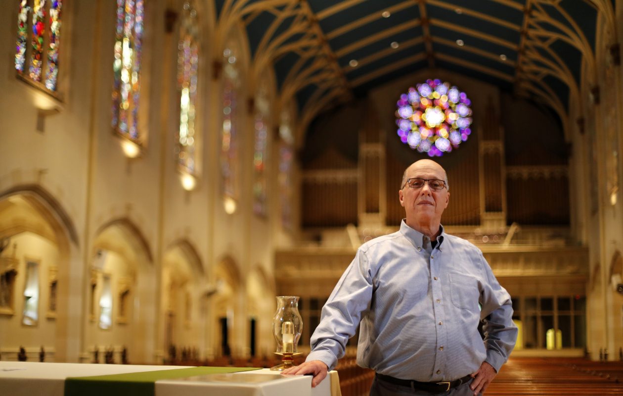 Deacon Paul C. Emerson is calling on Buffalo Diocese Bishop Richard J. Malone to resign because of his handling of clergy sexual abuse allegatioins. Emerson is a deacon at St. Joseph University Church in Buffalo. (Mark Mulville/Buffalo News)