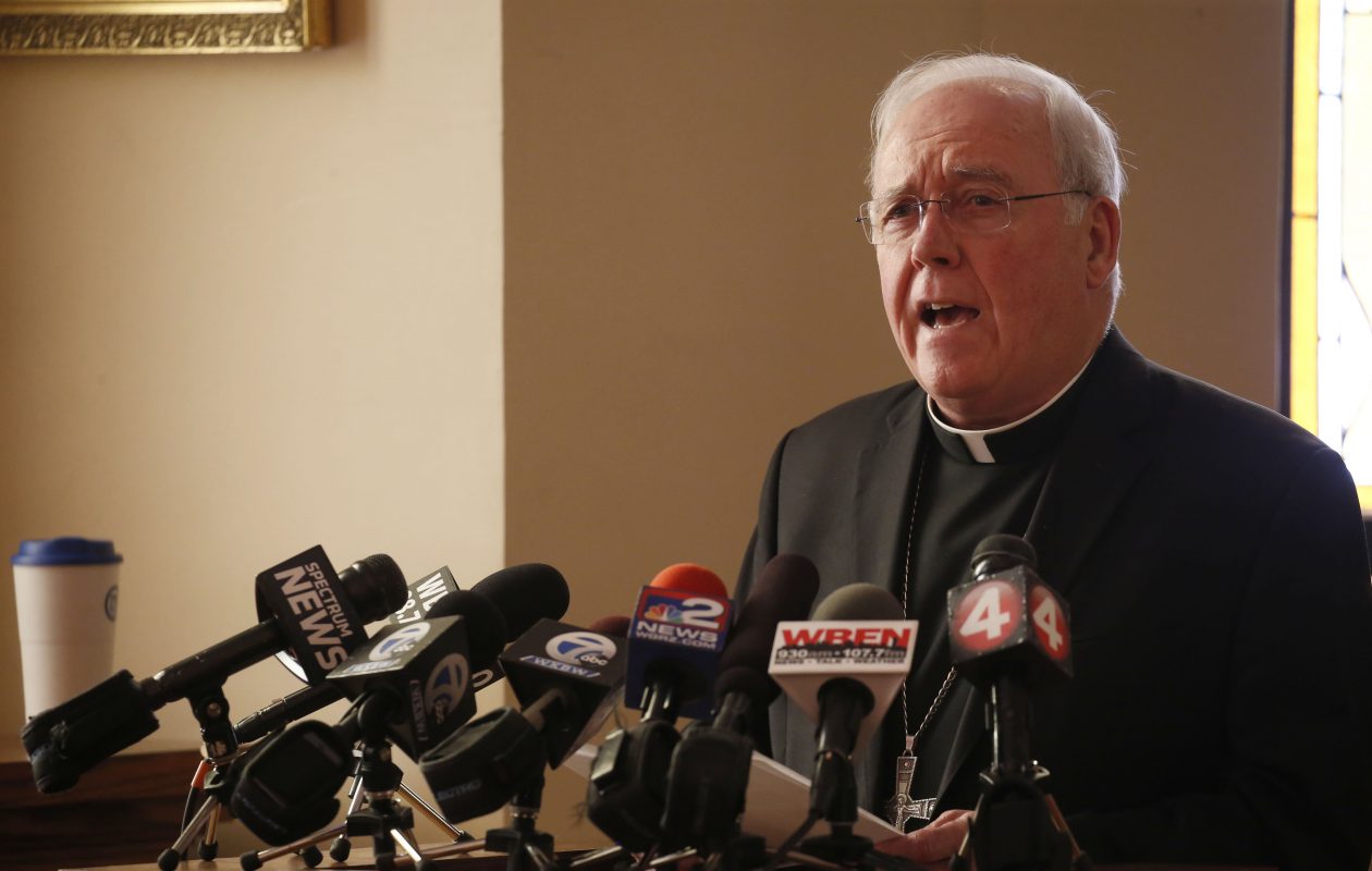 Bishop Richard J. Malone declined to be interviewed by “60 Minutes.” (Robert Kirkham/News file photo)