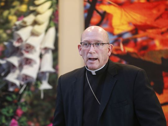Bishop Edward Rice (Photo: Andrew Jansen/News-Leader)