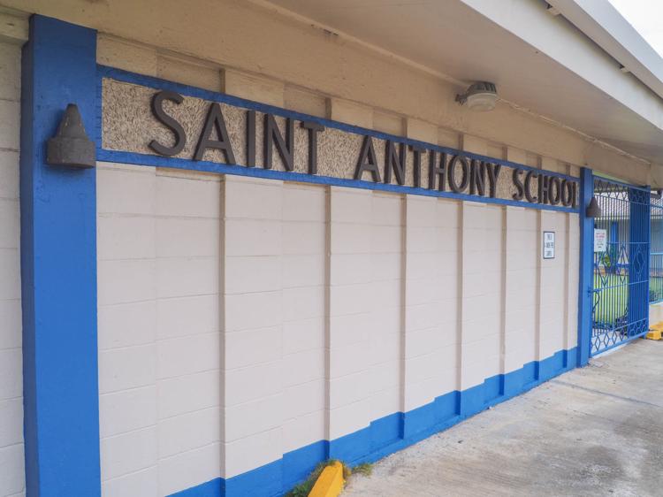 ACCUSATIONS: Saint Anthony Catholic School is pictured in October 2017. A former student at the Tamuning school has filed a civil lawsuit against the Archdiocese of Agana and the Sisters of Mercy, alleging sexual abuse at the hands of her teacher. David Castro/The Guam Daily Post
