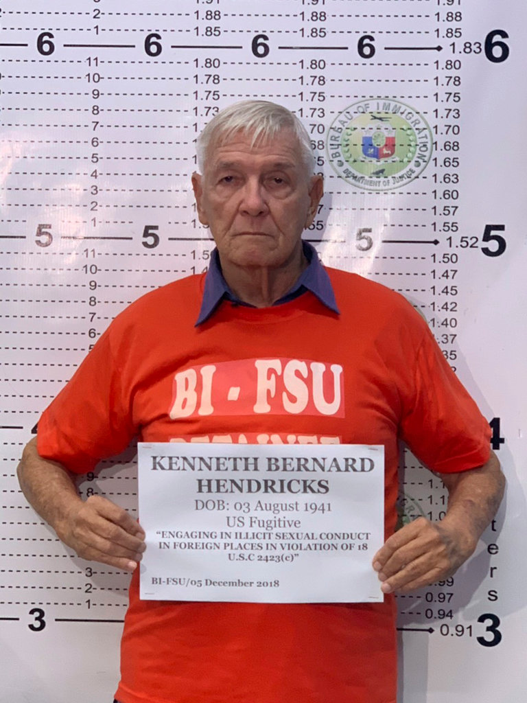Rev. Kenneth Bernard Hendricks, 77, has been living in the Philippines for 37 years, mostly in the same rural area.