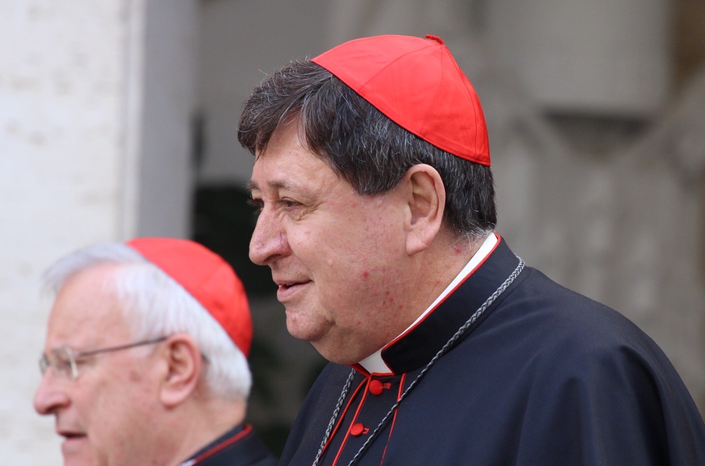 Cardinal Joao Braz de Aviz leaving the Synod on Youth, Oct. 17, 2018. (Edward Pentin photo)