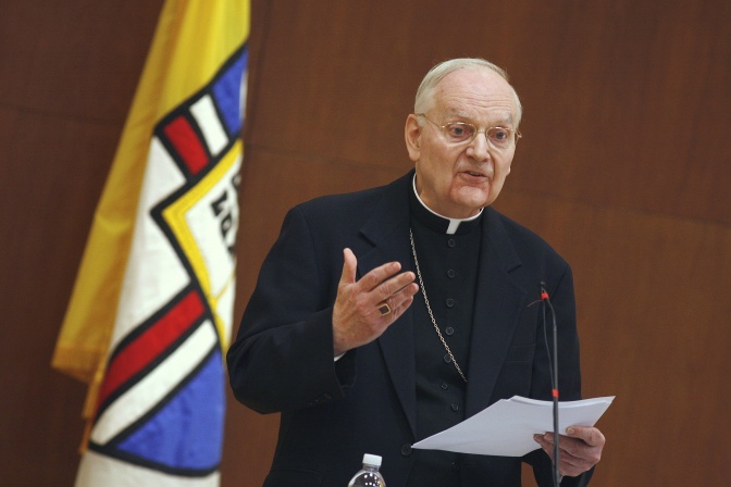 Donald W. Trautman, the former bishop of Erie, Pennsylvania (CNS photo/Nancy Wiechec)