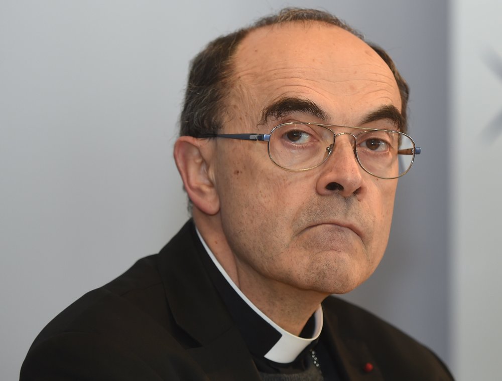 Roman Catholic Cardinal Philippe Barbarin looks on during the Conference of Bishops of France in Lourdes, southwestern France March 15, 2016. — AFP pic