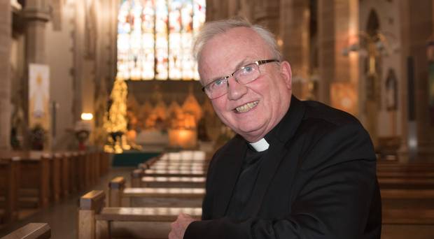 Cross-community champion: Bishop Donal McKeown in St Eugene’s Cathedral
